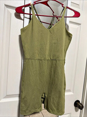 All in Motion Active Bodysuit / Short Active Romper Green Small